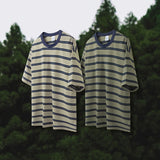 Glitchcore Anime panel – 2023 Summer New Cityboy Mens Loose Straight Cotton Short Sle