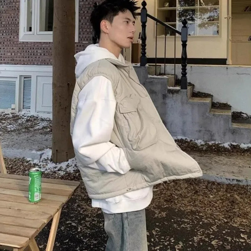 checkered streetwear jacket, daily essential, for men, fall streetwear outfit, oversized style, layered fashion, modern aesthetic