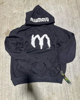 2024 Y2K Street Fashion Loose Hoodie Retro Letter Embroidery Oversized