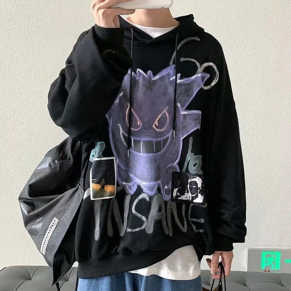 Autumn Winter Sweatshirts Women Hoodies Hong Kong Style Ins Trend Hip