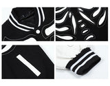mens streetwear jacket bone skeleton baseball bomber retro coat hip hop harajuku loose oversized unisex nan fashion photo sty - variant style ae0a3d for streetwear fashion
