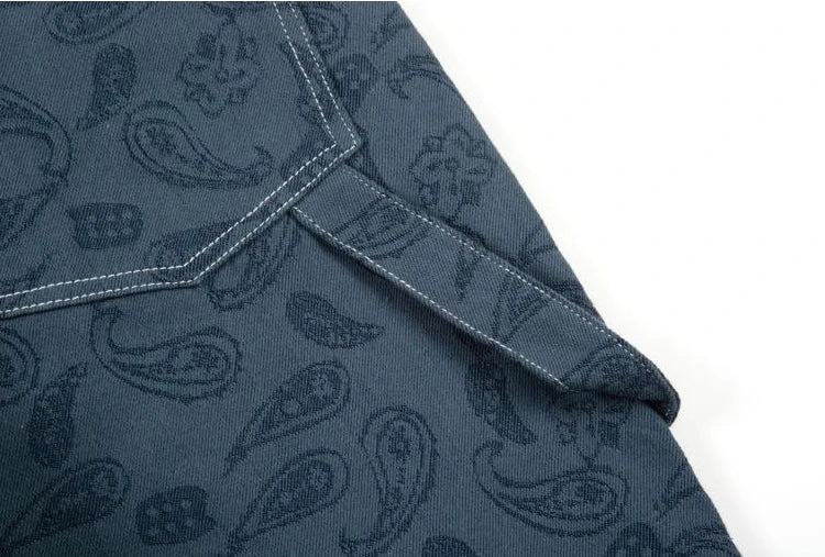 hip hop straight denim jeans pants fashion zipper paisley jeans streetwear mens new casual loose trousers jean pants joggers unique joggers style 4062