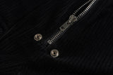 ro style wide leg corduroy pocket baggy cargo pants for men and women drawstring streetwear ropa hombre straight trousers unique cargo style 1264