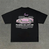 Harajuku Melting smiley – Smart Casual Harajuku Streetwear Graphic Y2K Tops Goth Men C