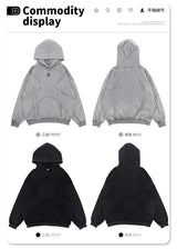 Reverse Design Process Solid Color Hoodie | Viral Graphic Hoodie Drop