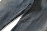 y2k washed gradient jeans pants blue stretch floor mop pants distressed casual micro speaker baggy mens and womens flare jean unique jeans style 113