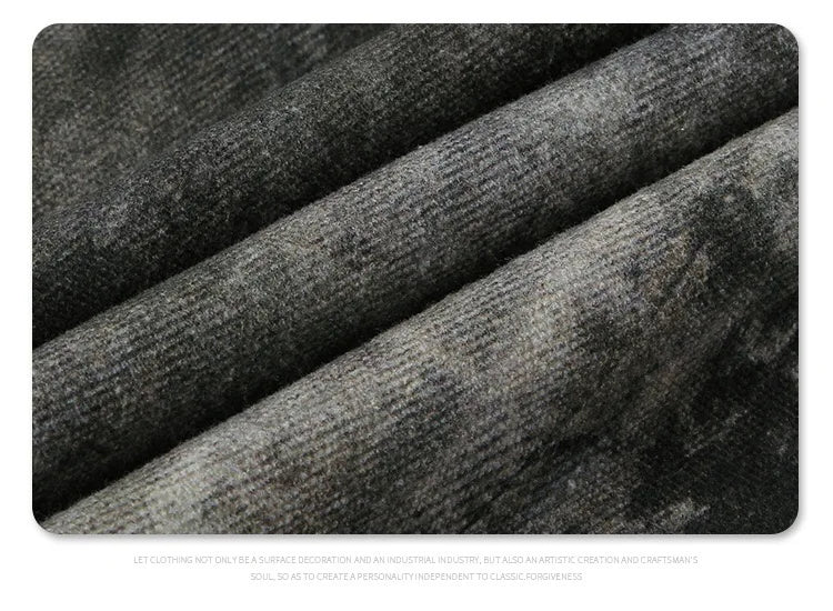 Autumn and winter 2024 new digital printed camo splash ink baggy jeans