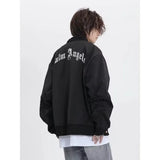 techwear zip bomber, urban street style, mens fashion