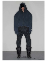 glitchcore angelcore design featuring greg 2024 new high quality high street trendy brand shoulder padded zipper hoodie