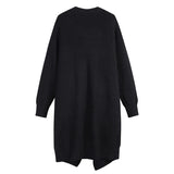 minimalist knit hoodie, photo-ready knit, unisex oversized techwear hoodie for men street style