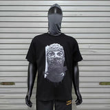 Glitchcore Fashion – High Quality Ih Nom Uh Nit T Shirt Masked Men Letter Printin – Urban Streetwear for Men & Women