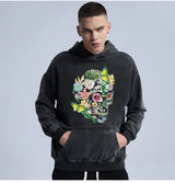 cyberpunk vintage anime featuring rainbowtouches new hoodies mens high street retro knight printing pattern hip hop harajuku women coat unisex superior quality