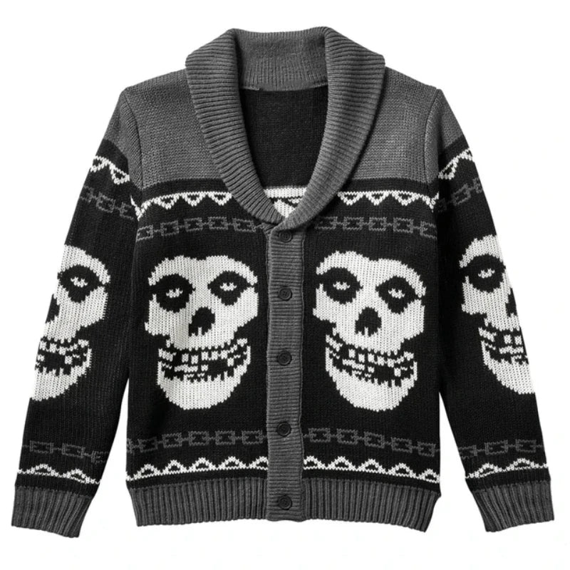 grunge oversized knit streetwear piece for layered look and winter street fits, ideal for men’s fashion and seasonal streetwe