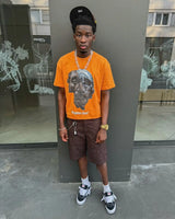Skatercore Vintage print – Harajuku Oversized T Shirt Fashion Mask Mens Letter Pattern