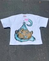 Trap Vault T-Shirt – Iced Dollar Flame Graphic Y2K Drip