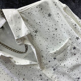 2023 Summer New Fashion Korean Light Luxury Fashion Shirt Men's Loose Long-sleeved Shirt Boutique Clothing Simple Style