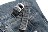 men blue ripped baggy jeans dirty printed distressed loose denim pants male luxury designer fashion jeans trousers unique jeans style 1371