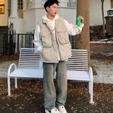 oversized grunge coat, photo-ready drip, for men, fall streetwear outfit, oversized style, layered fashion, modern aesthetic, graphic detail