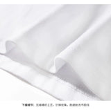 Y2k Melting smiley – American Niche Retro Trendy Brand Capsule Letter Pure Cotton