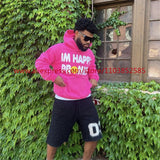 American Heavyweight Vintage Long Sleeved Fleece Hooded Sweatshirt Wit