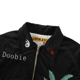 trendy coat featuring kanye co branded commemorative high quality heavy industry fully embroidered cotton winter jacket for men and women design – premium quality jacket for men
