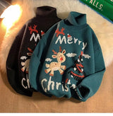 varsity flame pullover for men with bold graphic knit design, perfect for 2025 fashion, street fashion menswear trend for sea
