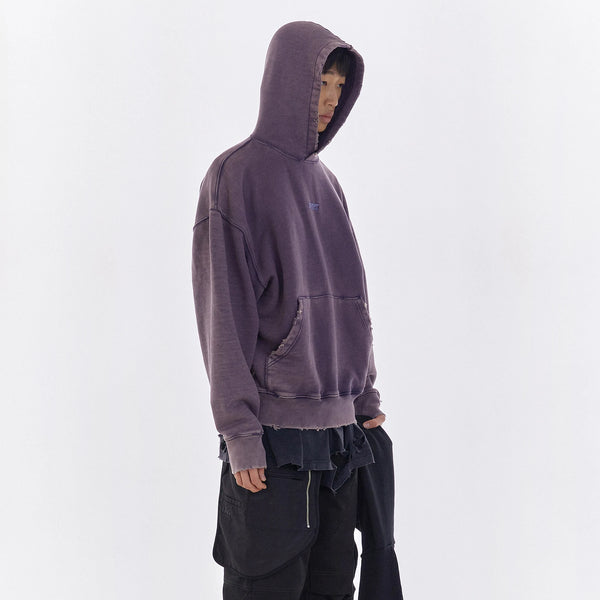 Y2K Streetwear Front Pocket Letter Embroidery Hooded Hoodies For Men R