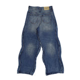 2024 autumn and winter new wave pants wash do old outline jeans stacked flare jeans