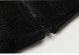 Gothic Oversized Tee – Mens Casual Skulls Patchwork Fleece Jackets Coats New Hairy