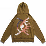 Graphic streetwear for grunge vaporwave retro looks — graphic premium streetwear | oversized boxy fit | streetwear grunge, vaporwave, retro aesthetic | fleece materi