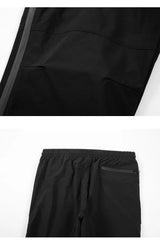 american street wear machine oversized joggers pants rubber side zipper nylon casual pants harajuku mens black track pants unique joggers style 3813