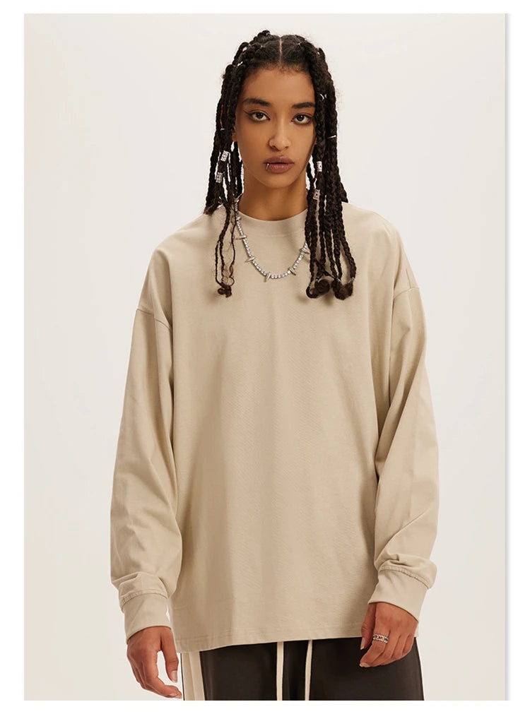 Anime Aesthetic Tee – Rainbowtouches Simple Mens Long T Shirt Unisex Vintage Overs – Modern Streetwear for Everyone