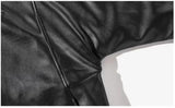 japanese street motorcycle set men thickened stand collar hip hop leather jacket harajuku casual pants 2 pcs bomber suit 2023 unique default style 4891