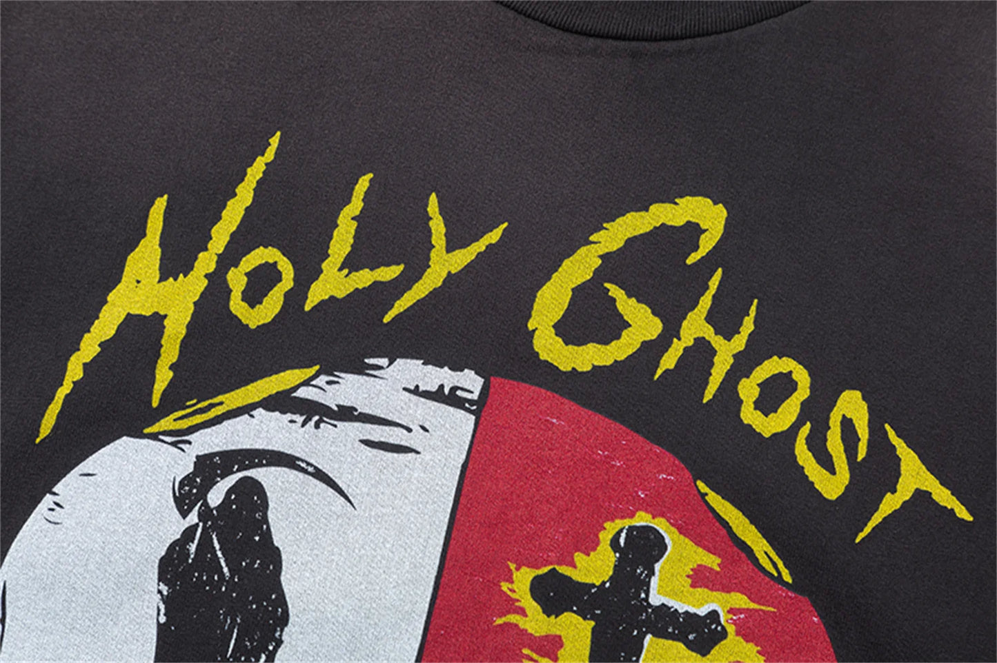 grunge graphic tee featuring vintage retro 24ss print high street old school distressed cotton tops t shirt for summer
