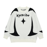 mens streetwear sweater hip hop letter geometry knitted sweater pullover new casual autumn o neck cotton sweater unisex jumpers - urban fashion pullover, oversized streetwear hoodie, bold artwork streetwear hoodie