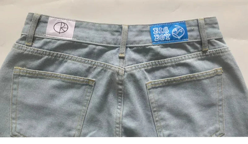 big boy denim y2k embroidery golf trap wang jeans men women streetwear baggy jeans pants leisure simple straight cargo trousers unique cargo style 4060