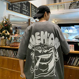 Cyberpunk Graphic tee – Harajuku Oversized High Street T Shirt Short Sleeve Man T Sh