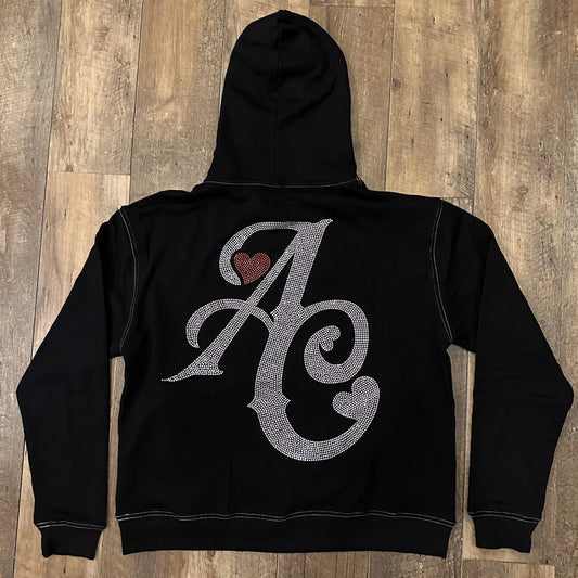 Y2K Womens Mens Hoodies Clothing Printing Long Sleeve Pullover Sweatshirt