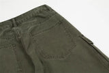 new multi pocket heavy industry washed cargo pants mens high rise loose y2k vintage streetwear oversized straight leg jeans unique cargo style 698