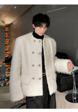 zip-up minimalist jacket, cold-season outfit - trendy urban streetwear fashion for men and women