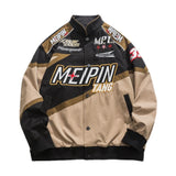 fashion racing style jacket coat mens letter embroidery loose coats unisex streetwear new casual motorcycle jackets outerwear - variant style 47e5b8 for streetwear fashion