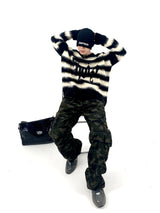 grunge pullover streetwear, modern knitwear, cozy fashion fit, stylish street outfit, modern aesthetic appeal