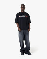 Trapwear Graphic tee – European And American New Racing Letter Printed Oversized Sh