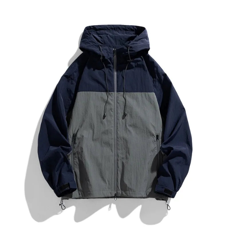 grunge street bomber, modern fit for men, oversized fit