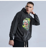 trapwear tribal flames featuring rainbowtouches new hoodies mens high street retro knight printing pattern hip hop harajuku women coat unisex superior quality