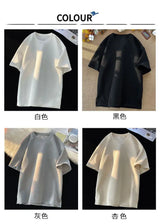 Sadcore Vintage anime – 2023 Summer Men T Shirt Short Sleeve Loose Fashion New Desig