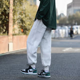 2023 autumn new light luxury fashion pants men all match loose casual sports pants all match boutique clothing simple style unique default style 3628