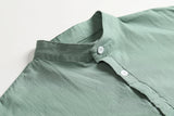Summer Cotton-Linen Shirt Hotselling Casual Solid Shirt For Men