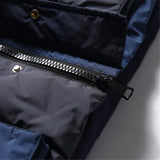 2023 Winter Hip Hop Thick Jacket Parka Men Color Patchwork Padded Jacket Coat Warm Streetwear Harajuku Jackets Men Clothing