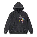 vaporwave oversized shirt featuring rainbowtouches washed hoodie vintage men high street printing fashion hip hop unisex hoodies loose casual mens clothing